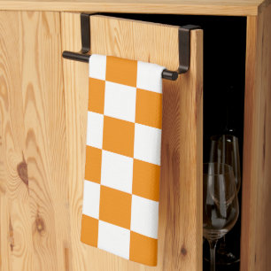 Chequered Pattern Tea Towel