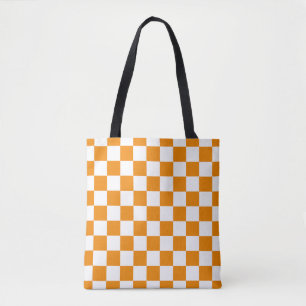 Chequered Pattern Tote Bag