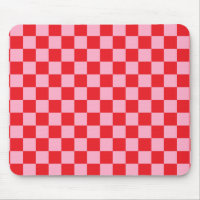 Chequered Pink and Red