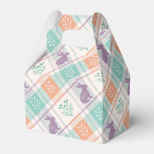 Chequered Plaid Easter Favour Box