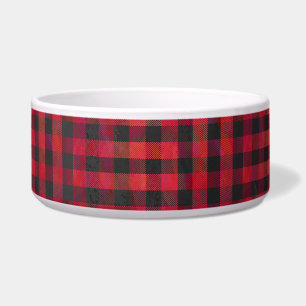 Chequered Plaid Red and Black
