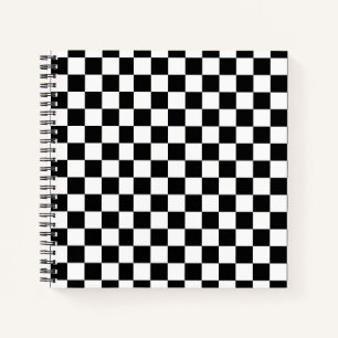 Chequered Race Flag Design Notebook