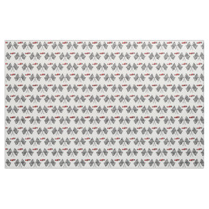 Chequered Race Flag & Red Race Car Fabric