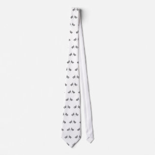chequered racing flags graphic tie