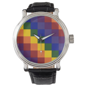 Chequered Rainbow Watch