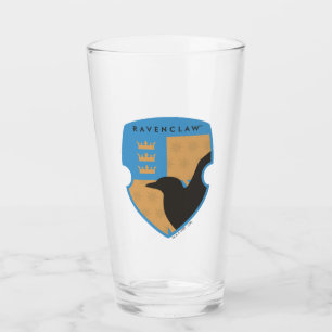 Chequered RAVENCLAW™ Crowned Crest Glass