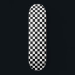 Chequered Skateboard<br><div class="desc">Chequered 
Whether you’re doing grinds on the half-pipe or kickflips in the street,  this competition shaped board has supreme pop! Our decks are made of the best quality hard-rock maple and with our one-of-a-kind printing process; you get the best skateboard available in the world.</div>