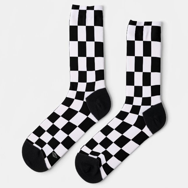 Chequered socks in any colour! HAMbyWG (Left)