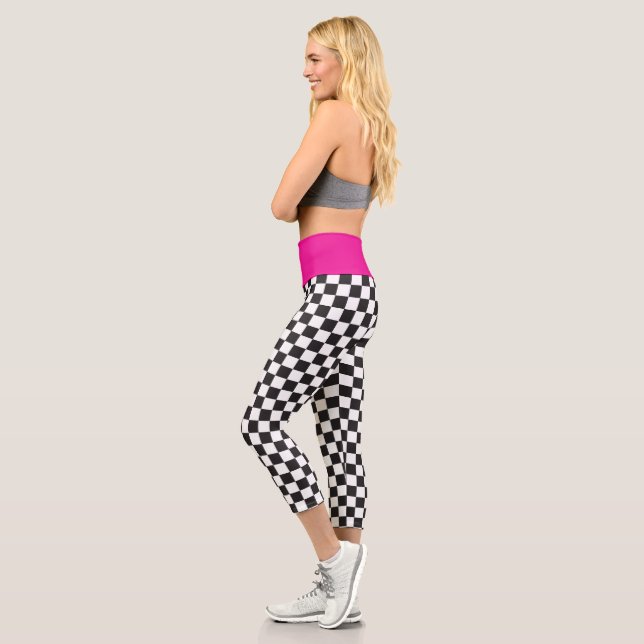 Chequered Spandex Leggings (Left)