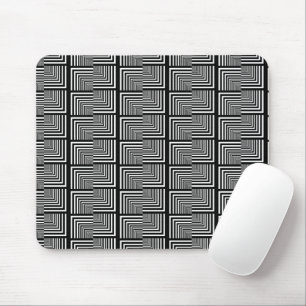 Chequered Square Seamless Chequerboard Optical Par Mouse Pad