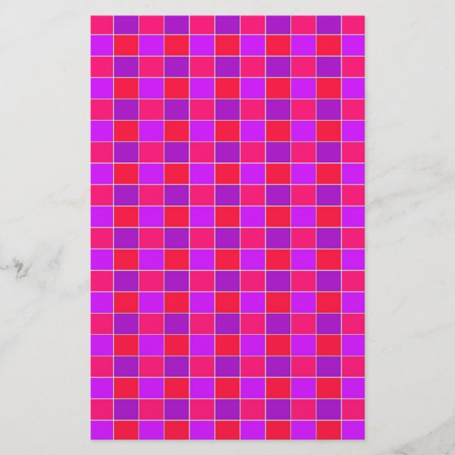 chequered stationery (Front)