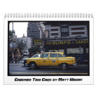 Chequered Taxi Cabs by Matt Weber