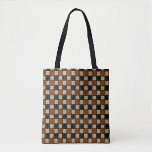 Chequered Tote Bag