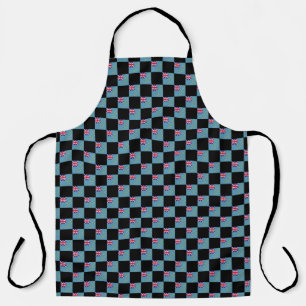Chequered Tuvalu Flag Pattern  Apron