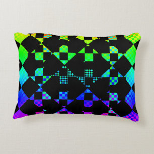 Chequered Twist by Kenneth Yoncich Decorative Cushion