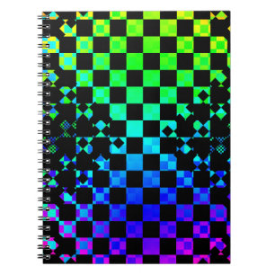 Chequered Twist by Kenneth Yoncich Notebook