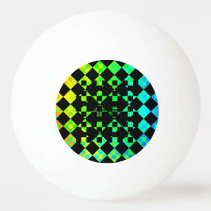 Chequered Twist by Kenneth Yoncich Ping Pong Ball