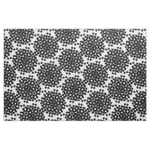 Chequered Wheels by Kenneth Yoncich Fabric