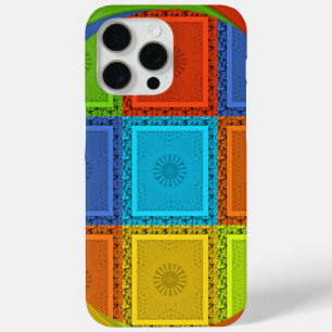 Chequered Whirl Art Print iPhone 15 Pro Max Case