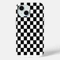 Chequered White and Black