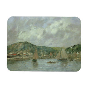 Cherbourg, 1883 (oil on canvas) magnet