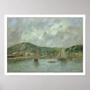 Cherbourg, 1883 (oil on canvas) poster