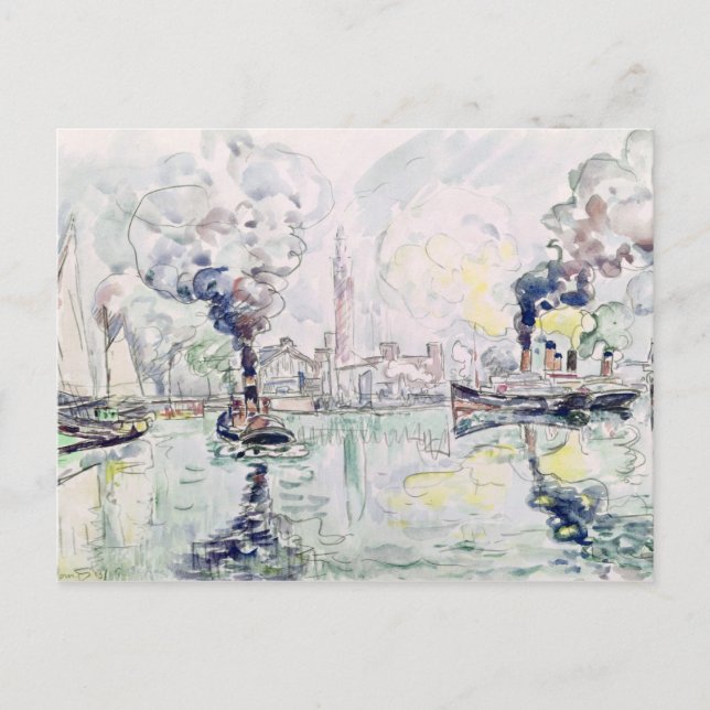 Cherbourg, 1931 postcard (Front)