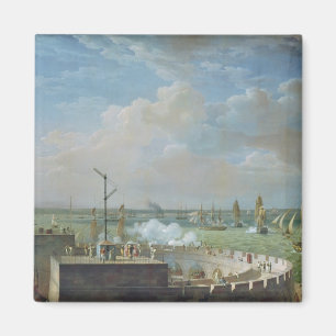Cherbourg Harbour, 1822 Magnet