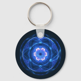 Cherenkov Radiation Key Ring