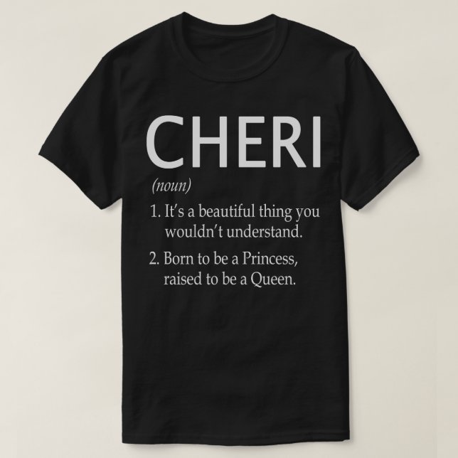 Cheri Name Gift 59 T-Shirt (Design Front)