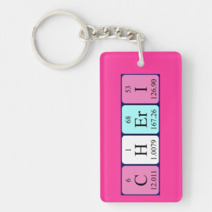 Cheri periodic table name keyring