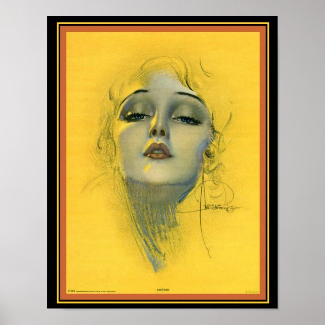 "Cherie" Deco Print- Rolf Armstrong (1929) 11 x 14 Poster (Front)