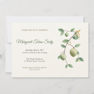 Cherimoya Branch 60th Birthday Party Invitation