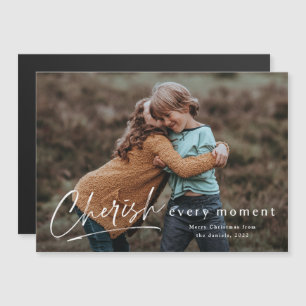Cherish Every Moment Script Photo Merry Christmas