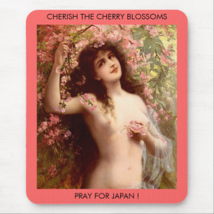 CHERISH THE CHERRY BLOSSOMS... MOUSE PAD