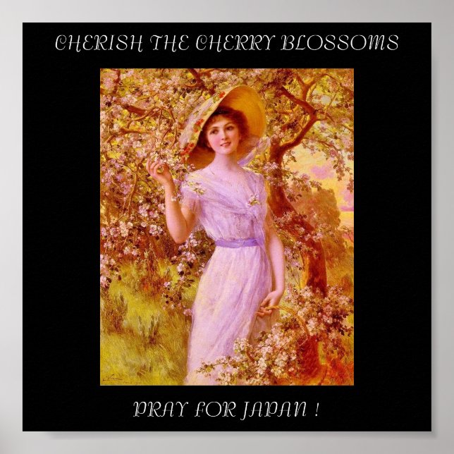 CHERISH THE CHERRY BLOSSOMS POSTER (Front)