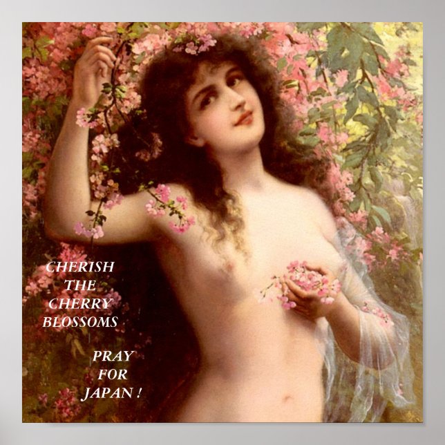 CHERISH THE CHERRY BLOSSOMS POSTER (Front)