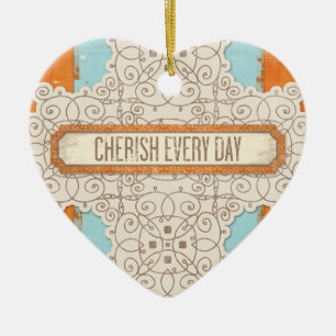 Cherish the Day Heart Ornament
