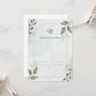 Cherish the moments, celebrate the love. invitation