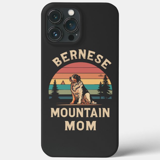 Cherish Your Love: Bernese Mountain Dog Mum Case-Mate iPhone Case (Back)