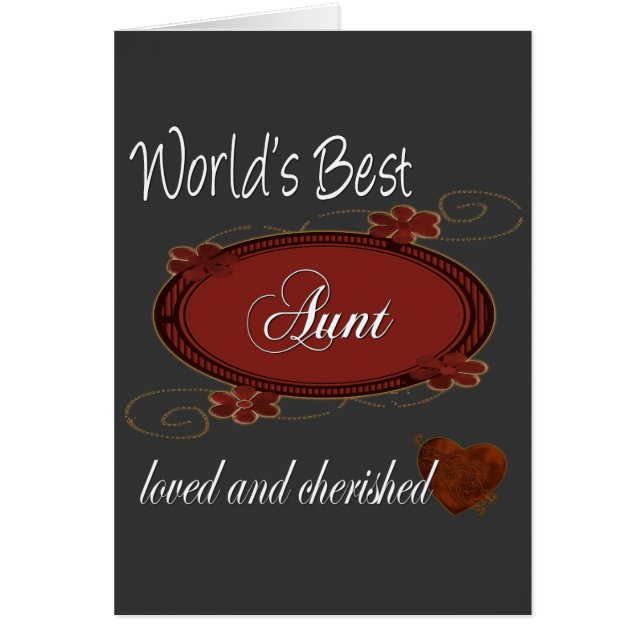 Cherished Aunt (Front)