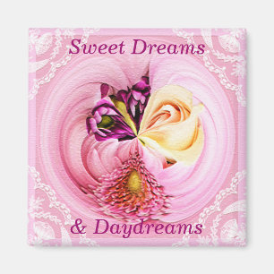 Cherished Bouquet Art Magnet Square