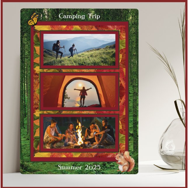 Cherished Camping Memories Photo Keepsake Plaque (Cherished Camping Memories Photo Keepsake)