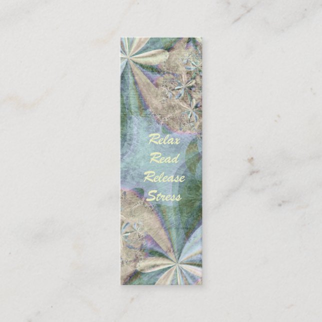 Cherished Memories Book Mark Mini Business Card (Front)