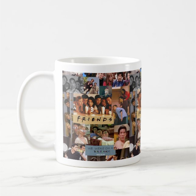 Cherished Moments Captured: Friends Collage Coffee Coffee Mug (Left)