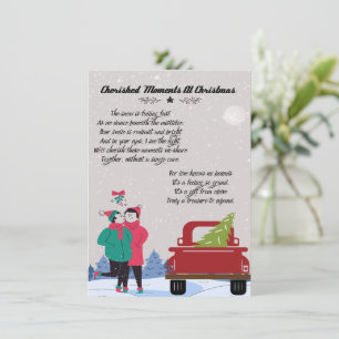 Cherished Moments LGBTQ Couple Christmas Poem Card