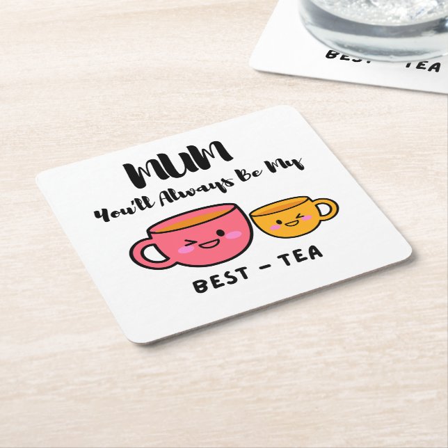 Cherished Moments Mother’s Day Gift Glass Coaster (Angled)