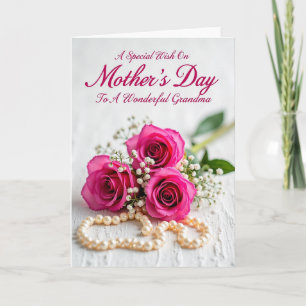Cherished Mum Floral Mothers Day Card