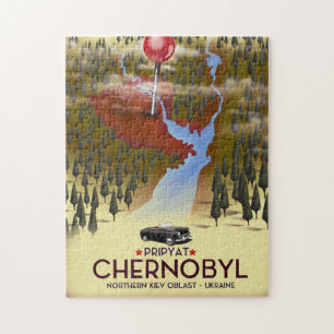 Chernobyl, Pripyat, ukraine Travel print Jigsaw Puzzle