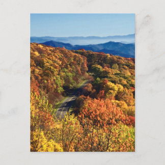 cherohala skyway postcard